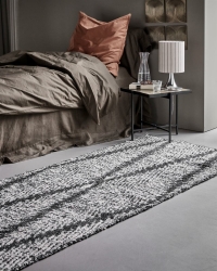 House Doctor Teppich KIN schwarz, off-white