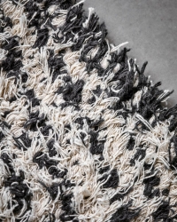 House Doctor Teppich KIN schwarz, off-white