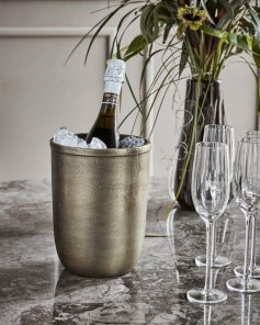 House Doctor Weinkühler CHAMPTUB antike messingoberfläche