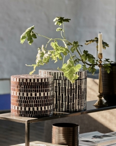 House Doctor Aufbewahrungsboxen LANGO braun, natur