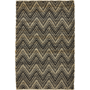 House Doctor Teppich MONTA schwarz, natürlich