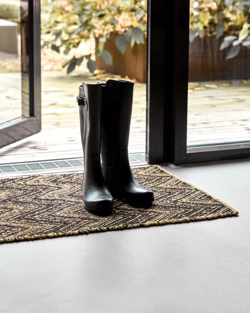 House Doctor Türmatte MONTA natur, schwarz