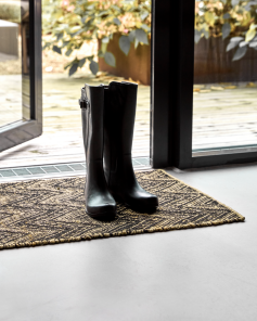 House Doctor Türmatte MONTA natur, schwarz