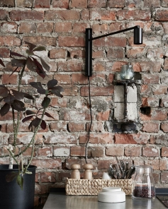 House Doctor Wandleuchte NORM schwarzes antik