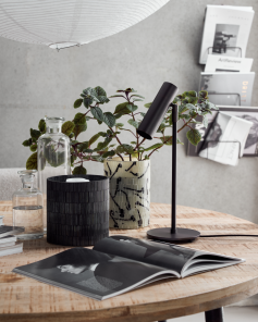 House Doctor Tischlampe NORM schwarzes antik