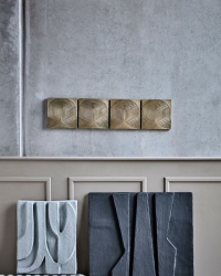 House Doctor Wandkunst LIST antike messing