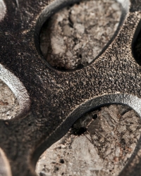 House Doctor Kunstwerk PRATO antike messingoberfläche