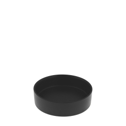 Storefactory Kerzenteller STORM schwarz glänzend | Ø15x4cm
