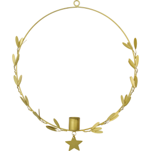 House Doctor Kerzenhalter MISTEL messing | Ø 25cm