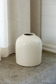 Storefactory Vase DOMSJÖ L natur weiß |...