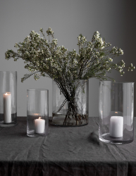 Storefactory Vase Laterne RAMSJÖ L Glas | Ø18x30cm