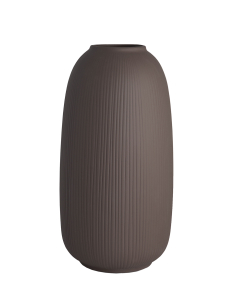 Storefactory Vase ÅBY XL braun | Ø17x35cm