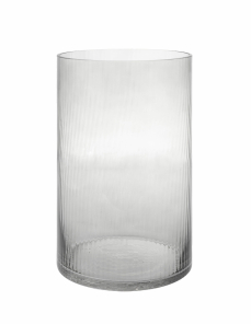 Storefactory Vase Laterne RAMSJÖ L Glas grau |...