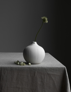 Storefactory Vase FRÖBACKEN M weiß | Ø13x13cm