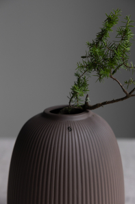 Storefactory Vase ÅBY L braun | Ø19x26cm