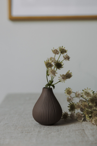 Storefactory Vase EKENÄS S braun | Ø8x9cm