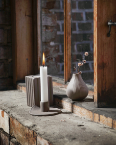 Storefactory Vase EKENÄS S braun | Ø8x9cm