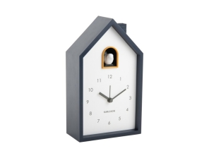 Karlsson Kuckucksuhr Wecker MODERN CUCKOO dark blue |...