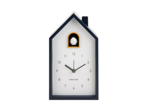Karlsson Kuckucksuhr Wecker MODERN CUCKOO dark blue |...