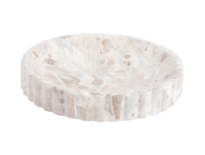 Present Time Schale FRUIT Marmor braun | Ø 30x5 cm