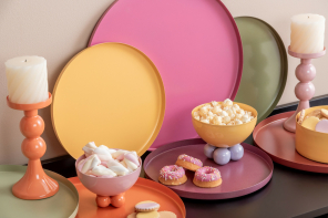 Present Time Tablett SERVIR M bright pink | Ø...