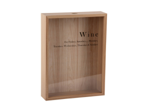 Present Time Wein-Box MOMENTUM light wood | 8x30x40 cm