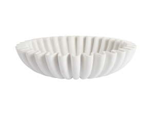 Present Time Schale WAVE L weiß | Ø 30x7 cm
