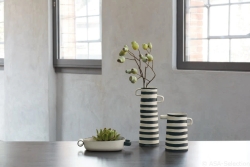 ASA Selection VASE gestreift | Ø10x28cm