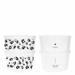 Bastion Collections Trinkgläser LOVE & LEOPARD...