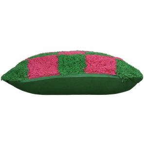 Kersten Kissen CHECKER pink grün | 45x45cm