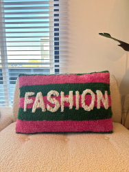 Kersten Kissen STRIPE FASHION pink grün | 40x60cm
