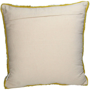 Kersten Kissen CHECKER gelb creme | 50x50cm