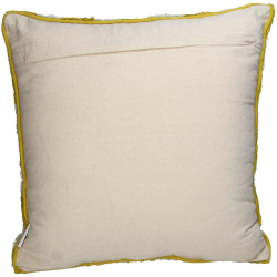 Kersten Kissen CHECKER gelb creme | 50x50cm