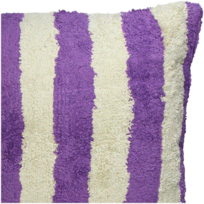 Kersten Kissen STRIPES lila creme | 45x45cm