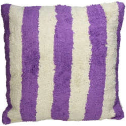 Kersten Kissen STRIPES lila creme | 45x45cm
