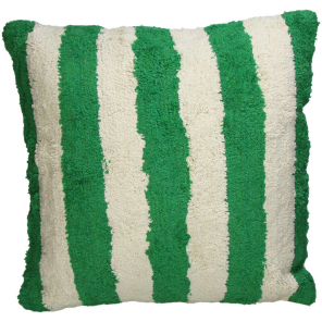 Kersten Kissen STRIPES grün creme | 45x45cm