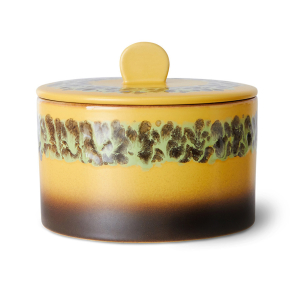 HKliving Keksdose KELP Cookie Jar 70s bunt | Ø 17cm