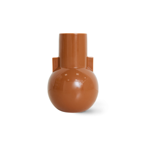 HKliving Keramikvase CARAMEL S | 17,5x17,5x26cm
