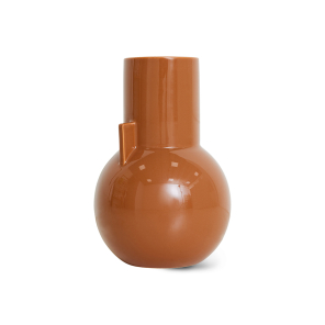 HKliving Keramikvase CARAMEL S | 17,5x17,5x26cm