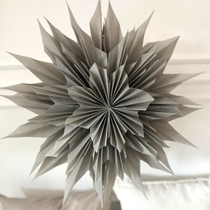 Only Natural Papierstern STAR M grau | Ø 60cm