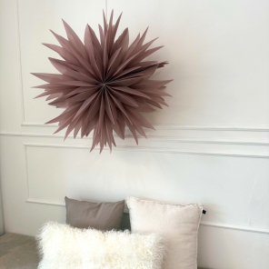 Only Natural Papierstern ROSE M dusty pink | 60cm