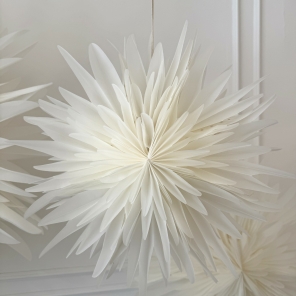 Only Natural Papierstern SNOWFLAKE S weiß |...