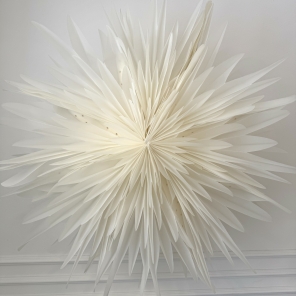 Only Natural Papierstern SNOWFLAKE L weiß |...