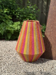 Van der Leeden Laterne STRIPED Jute...