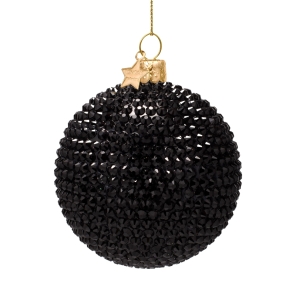 Vondels Weihnachtskugel BLACK DIAMONDS schwarz/diamonds |...