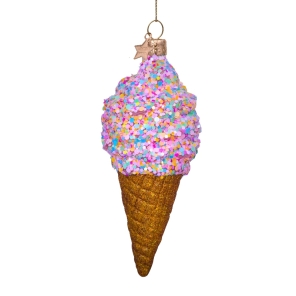 Vondels Christbaumschmuck DISCO ICE CREAM bunt/glitter |...