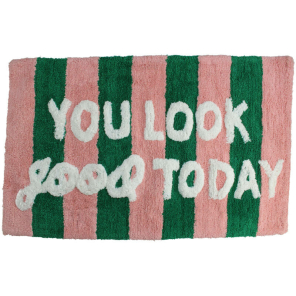 Kersten Badematte YOU LOOK GOOD mehrfarbig | 50x80 cm