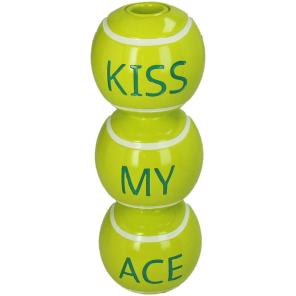 Kersten Kerzenständer KISS MY ACE gelb | 8x23 cm