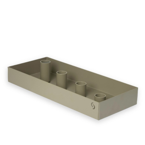 Storefactory Kerzenhalter SUND 4er grün | 30x13x4cm