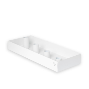 Storefactory Kerzenhalter SUND 4er weiß | 13x30x4cm